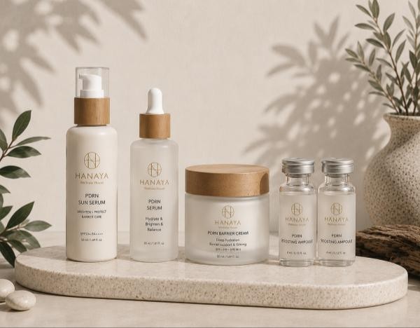 HANAYA Korean skincare product collection